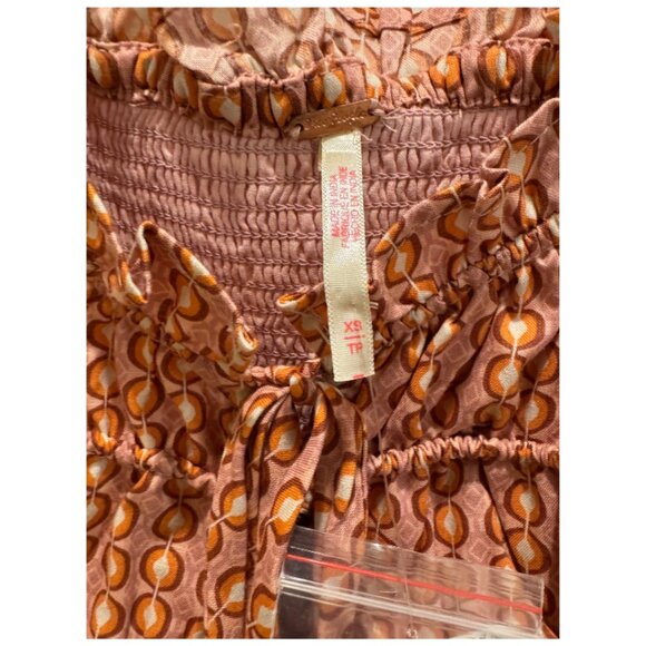 Free People Star Dip Mini Dress Glass Roses Combo Size XS NEW - Picture 4 of 10